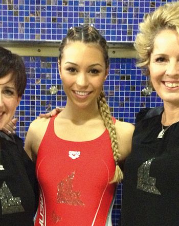 TV-Total Turmspringen mit LUXUSLASHES® Testimonial Ronja Hilbig