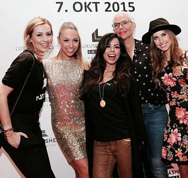 LUXUSLASHES® Lounge Hannover, Fernanda Brandao, Ronja Hilbig, Verena Kerth, Natascha Ochsenknecht