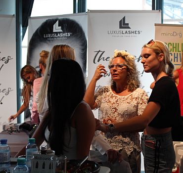 Luxuslashes, Fashionweek, Wimpern, Beautylounge, 